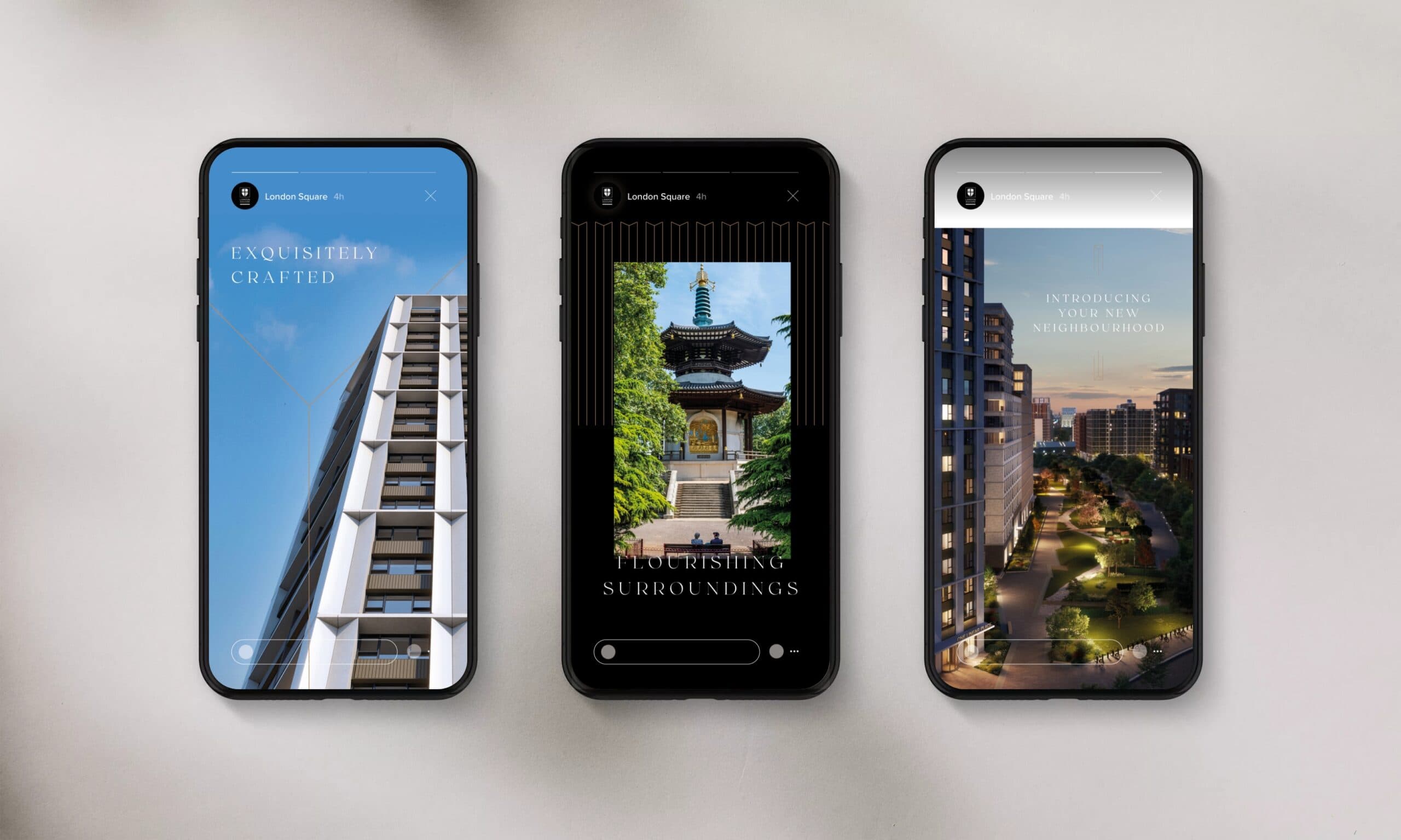 Visual identity system for built environment project