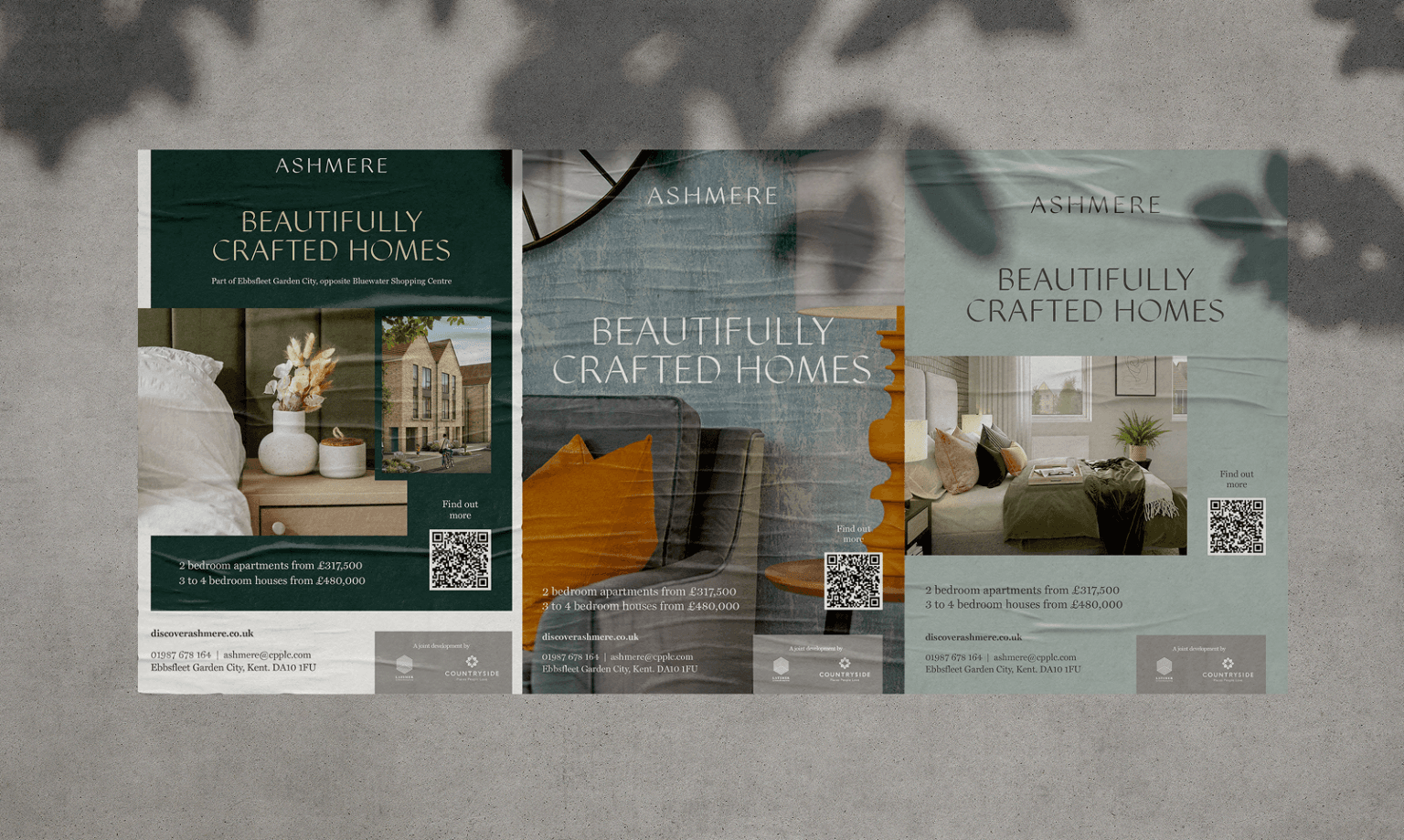 Poster designs for Ashmere by We Are Fred