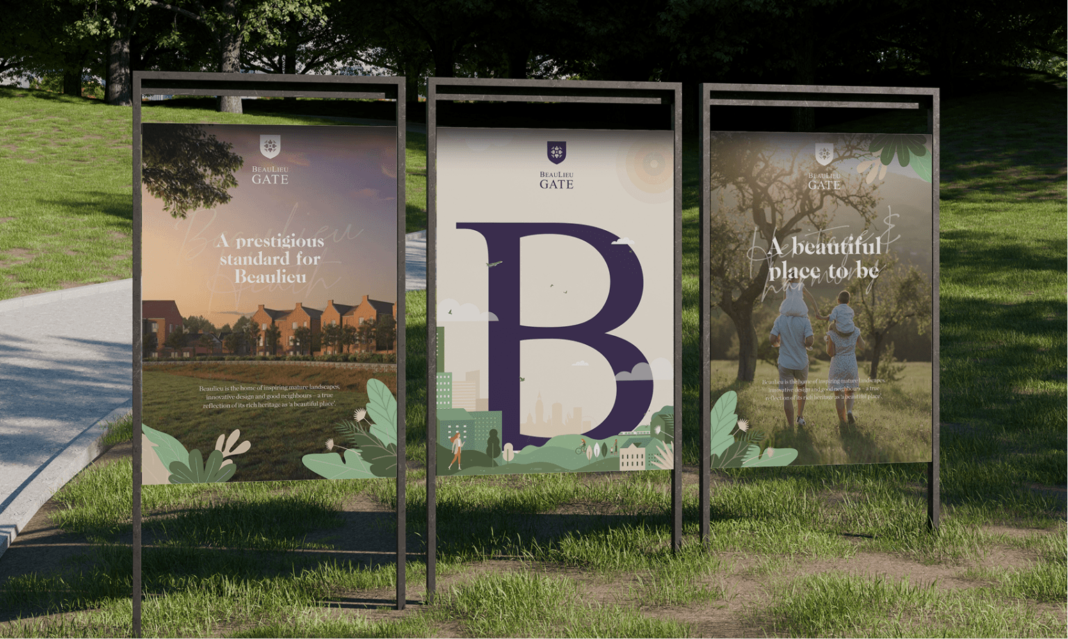 Advertising for Beaulieu Gate by We Are Fred