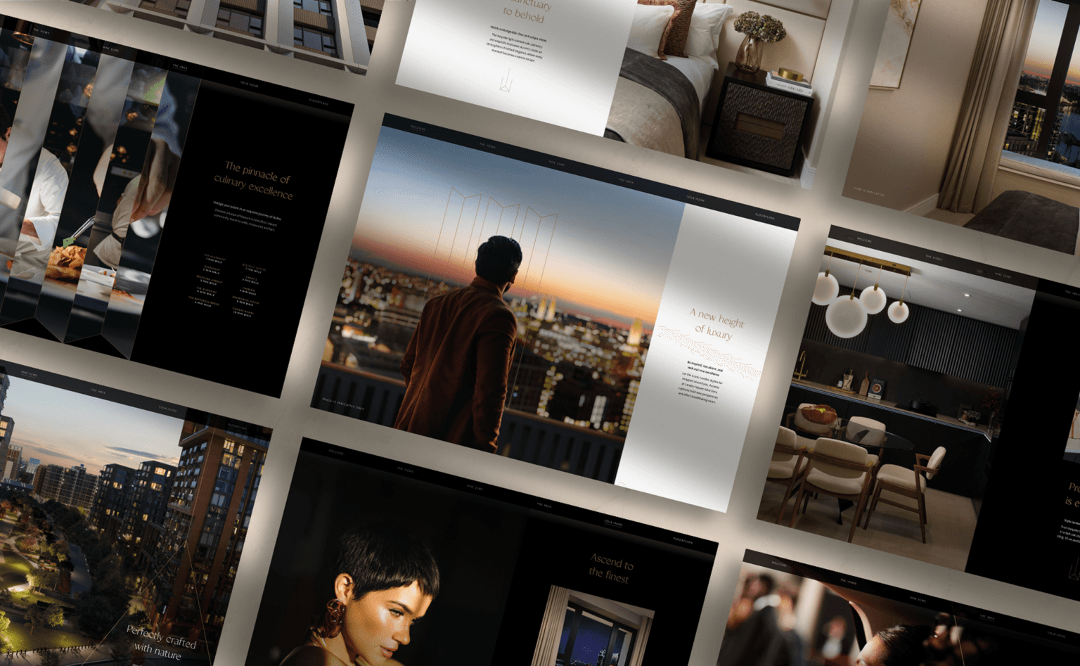 Digital brochure for Ascenta, London Square by We Are Fred