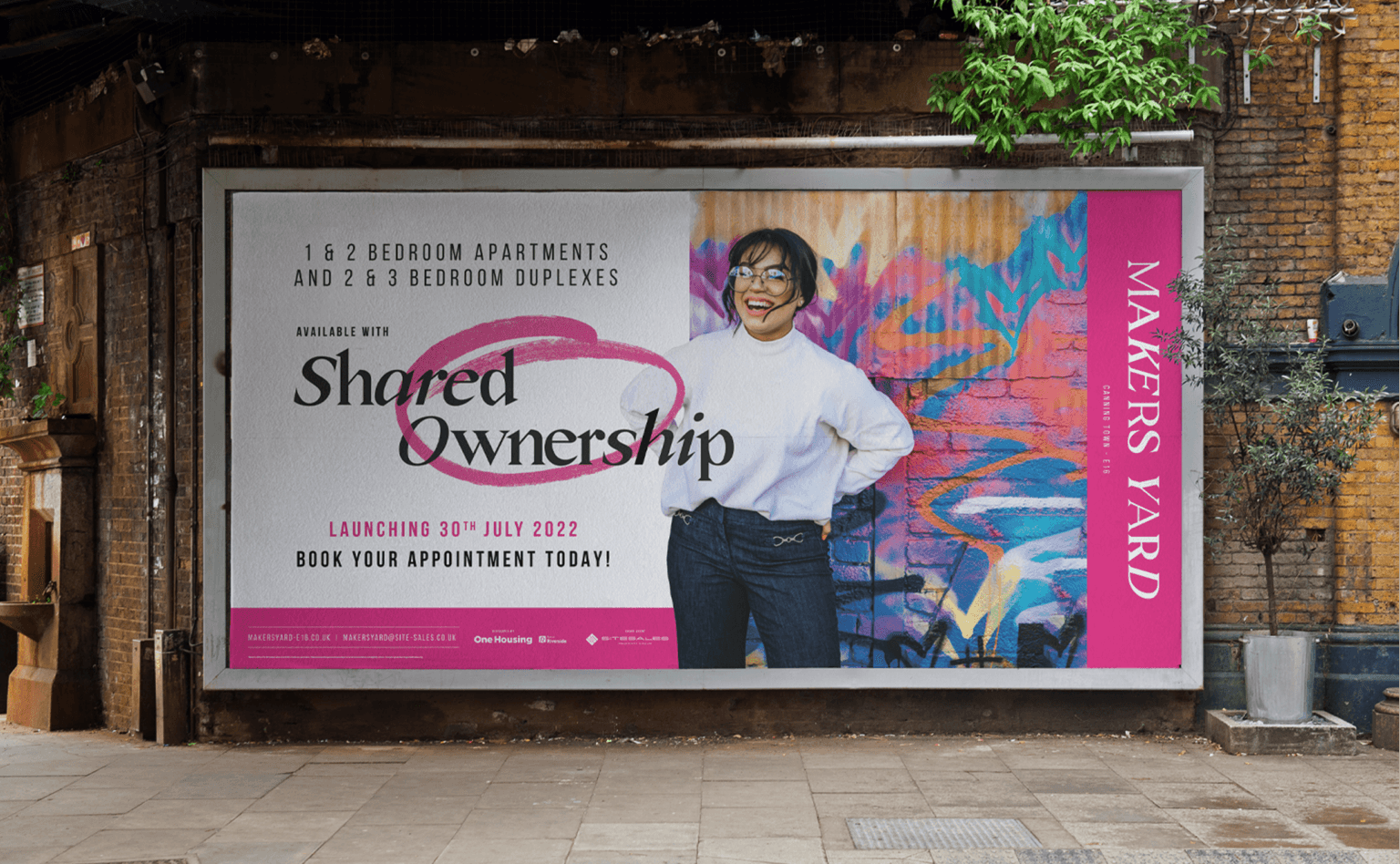 Makers Yard advertisement by We Are Fred