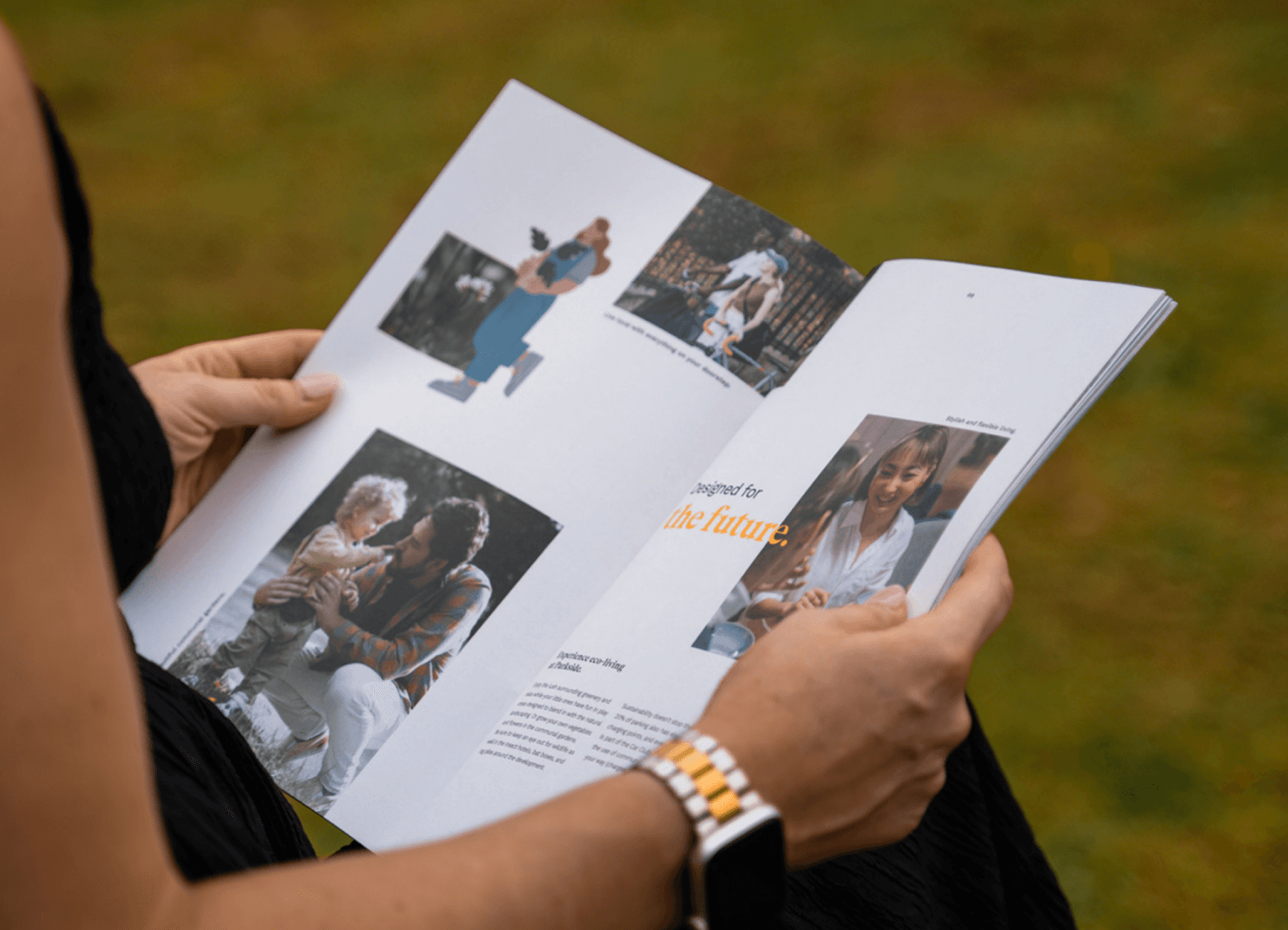 Editorial design for Parkside by We Are Fred