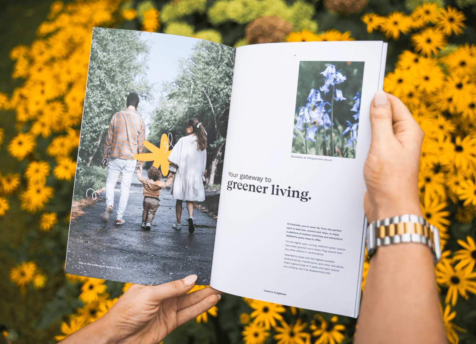 Editorial design for Parkside by We Are Fred