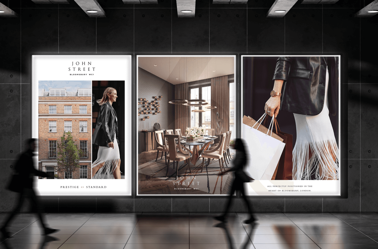 Brand identity design for 6 John Street