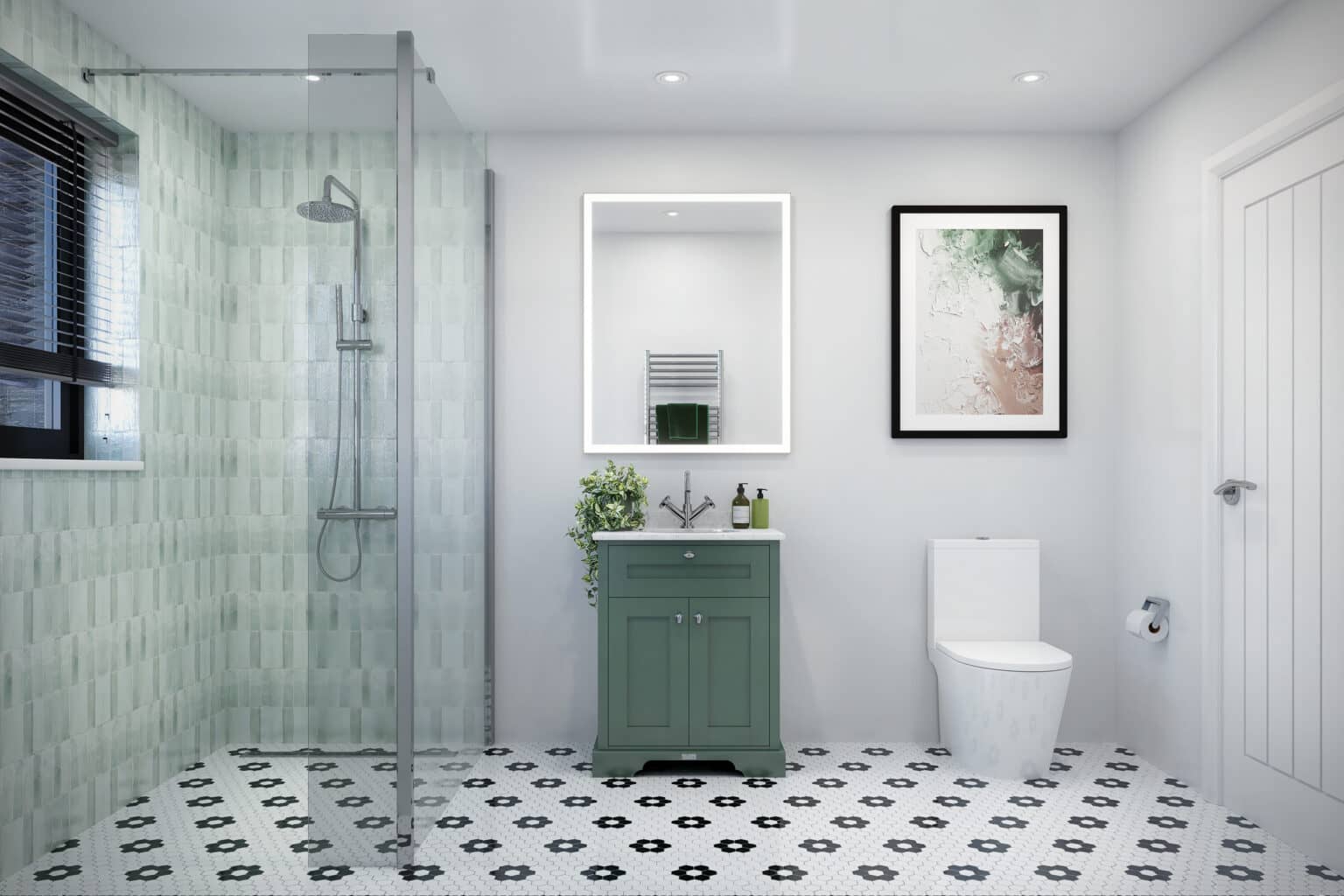 Interior CGI visualisation of a contemporary home